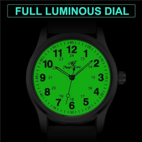 Wrist Watch Nurse Watch Quartz Second Hand Luminous Dial Silicone for Men Women - Picture 4 of 6